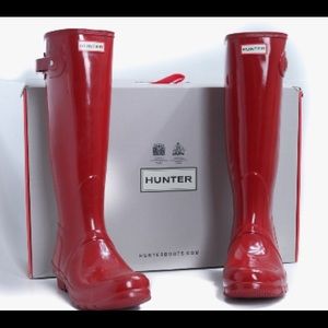 NIB Hunter Women’s Original Tall Gloss Boots, US10